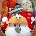 ヤッターワンのハロウィンキャラ弁